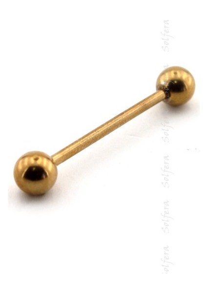 28 Mm Altın Renkli Kulak Vücut Piercing P359