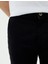 Erkek Medium Rise Pantolon Siyah 4