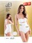Göğsü Açık Desenli Slip Korse - 2073 1