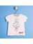 Kız Bebek Kısa Kol T-Shirt Ekru 1