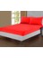Penye Fıtted Tek Kişilik Set Kırmızı 1