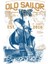 Old Sailor Sailor Series Bayan Tshirt 2