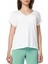 Beyaz V Yaka Basic T-Shirt 2