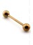 Top Uçlu Vücut Piercing 25 Mm Gold Tone Kulak P356 1