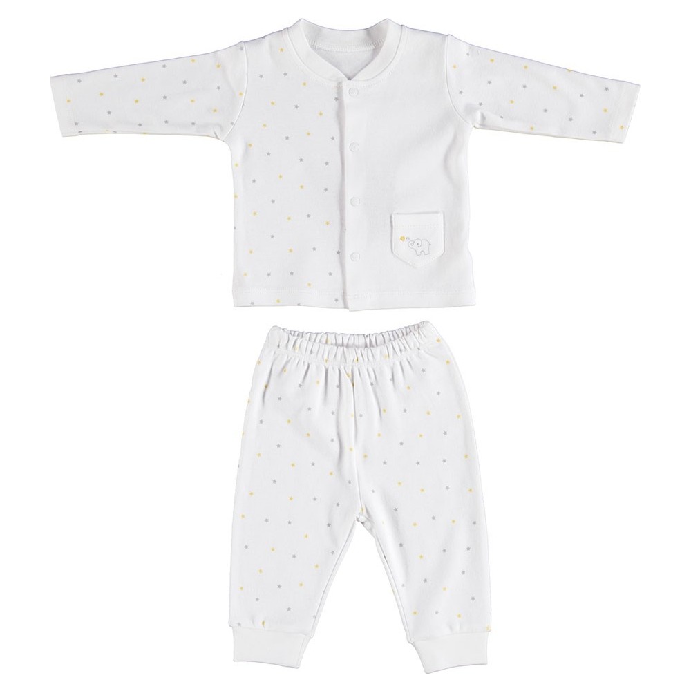 Bibaby Organik Elephant Bebek Pijama Takimi 59529 Fiyati