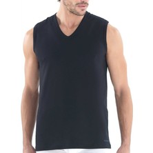 Blackspade 9227 V Yaka Kolsuz Bol Kesim Erkek Atlet 2'li