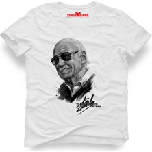 Tshirthane stan lee marvel rest in peace Erkek T-Shirt