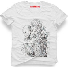 Tshirthane One Punch Man friends Erkek T-Shirt