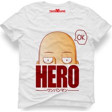 Tshirthane One Punch Man Hero ok Erkek T-Shirt