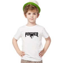 Tshirthane The Punisher Logo Erkek Çocuk T-Shirt