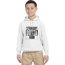 Tshirthane Pubg straıght outta farm Çocuk Sweatshirt