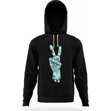Tshirthane Zombie Zombi Skull Kurukafa Erkek Sweatshirt