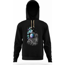 Tshirthane Nasa uzay Astronot  Dünya Ay Erkek Sweatshirt