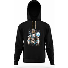 Tshirthane Nasa uzay Astronot  Dünya Ay Erkek Sweatshirt