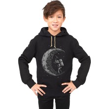 Tshirthane Moon Astronot Çocuk Sweatshirt