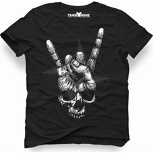 Tshirthane Metallica hand rock Erkek T-Shirt