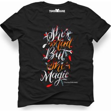 Tshirthane Charles bukowski shes mad but she magic Erkek T-Shirt