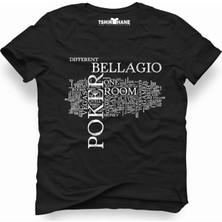 Tshirthane Gambling money alcohol tipografi Erkek T-Shirt