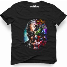 Tshirthane Marvel stan lee brush Erkek T-Shirt
