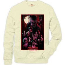 Tshirthane Stranger Things cover Erkek Sweatshirt