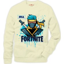 Tshirthane Fortnite Ninja Erkek Sweatshirt