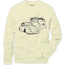 Tshirthane Volkswagen beetle vw vosvos Erkek Sweatshirt
