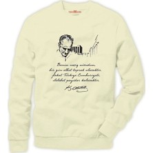 Tshirthane 10 kasım 1938 Atatürk 09:05 Sonsuzluk Erkek Sweatshirt