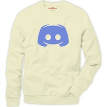 Tshirthane Discord Logo Erkek Sweatshirt
