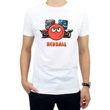 Fz Red Ball 4 Erkek Beyaz T-Shirt
