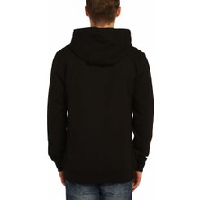 Bant Giyim - La Casa De Papel Siyah Kapşonlu Erkek Sweatshirt
