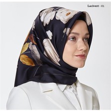 Armine Eşarp Tivil İpek Desenli 8128D