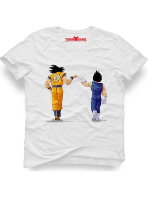 Tshirthane Dragon ball goku vegeta Erkek T-Shirt