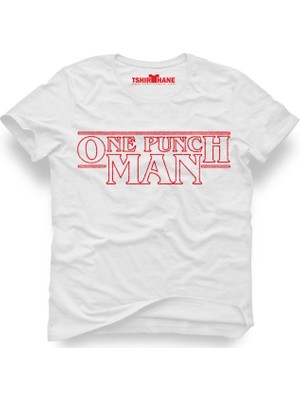Tshirthane One Punch Man stranger Erkek T-Shirt