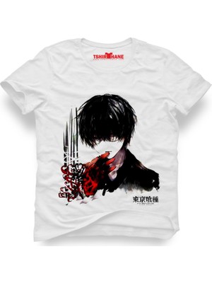 Tshirthane Tokyo Ghoul ken kaneki Erkek T-Shirt