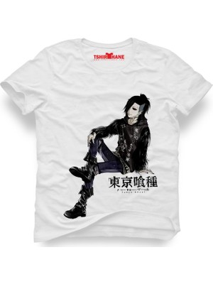 Tshirthane Tokyo Ghoul ken kaneki Erkek T-Shirt