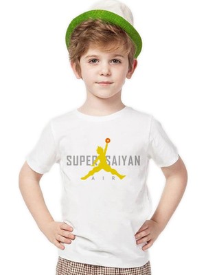 Tshirthane Dragon ball super saiyan air Erkek Çocuk T-Shirt