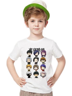 Tshirthane Tokyo Ghoul ken kaneki Erkek Çocuk T-Shirt