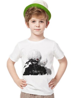 Tshirthane Tokyo Ghoul ken kaneki Erkek Çocuk T-Shirt
