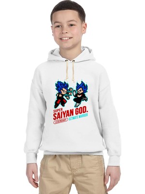 Tshirthane Dragon ball saiyan God. Çocuk Sweatshirt