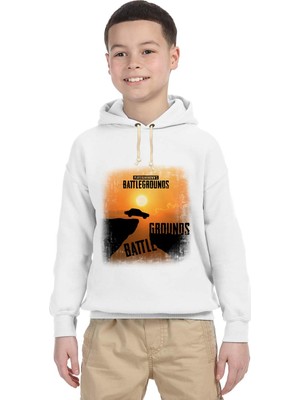 Tshirthane Pubg Battle car Çocuk Sweatshirt