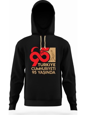 Tshirthane Atatürk Türkiye 95 yaşında 29 Ekim Erkek Sweatshirt