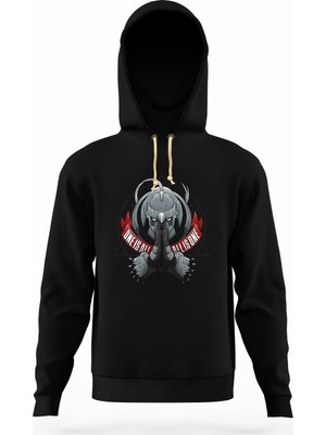 Tshirthane Fullmetal Alchemist one is all Erkek Sweatshirt