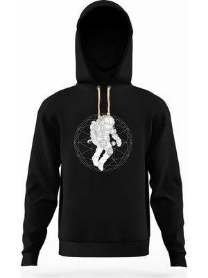 Tshirthane Nasa uzay Astronot  Dünya Ay Erkek Sweatshirt