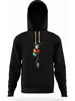 Tshirthane Nasa uzay Astronot  Dünya Ay Erkek Sweatshirt