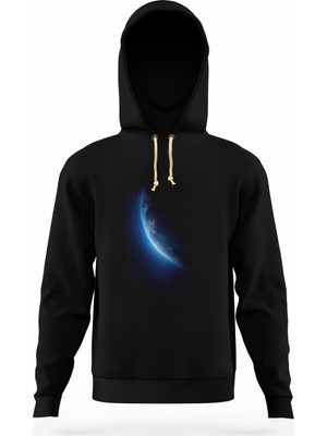 Tshirthane Nasa uzay Astronot  Dünya Ay Erkek Sweatshirt
