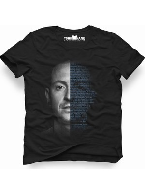 Tshirthane link in park Chester Bennington mektup Erkek T-Shirt