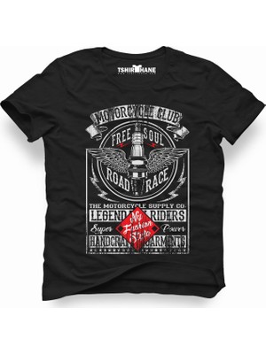 Tshirthane american moto no fashion style Erkek T-Shirt