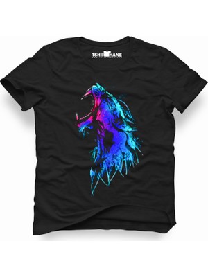 Tshirthane howling wolf Erkek T-Shirt