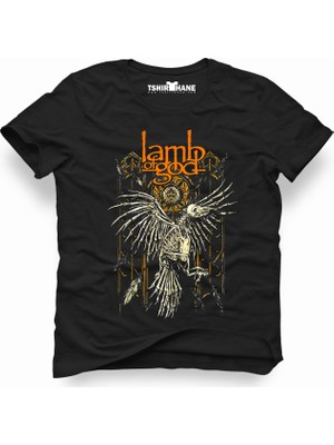 Tshirthane Lamb of God crow Erkek T-Shirt