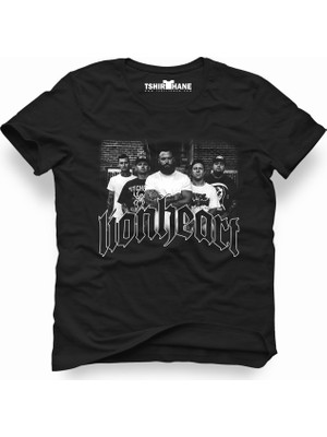 Tshirthane Lionheart Band Erkek T-Shirt